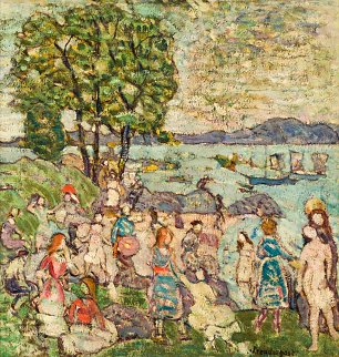 Maurice Prendergast The bathing Cove Wandbild