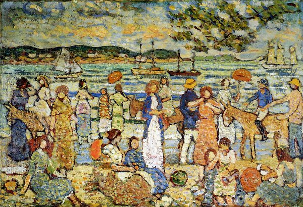 Maurice Prendergast along the shore Wandbild