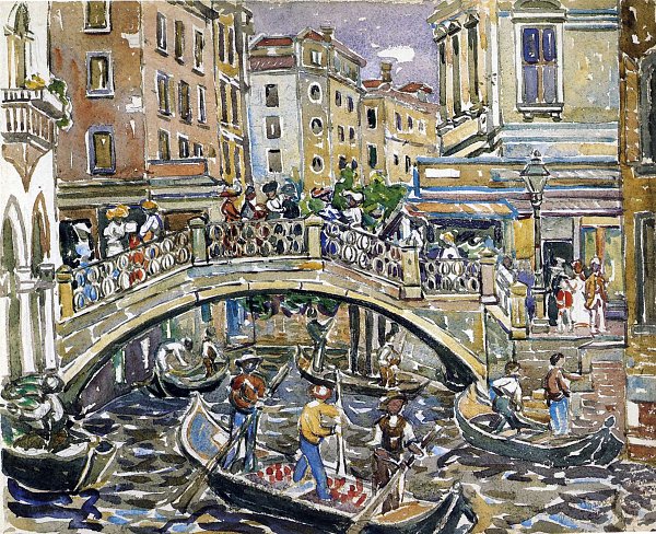 Maurice Prendergast canal Wandbild