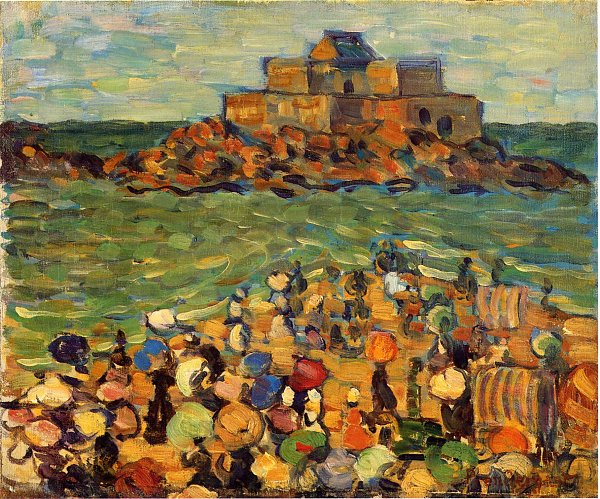 Maurice Prendergast chateaubriand s tomb st malo Wandbild
