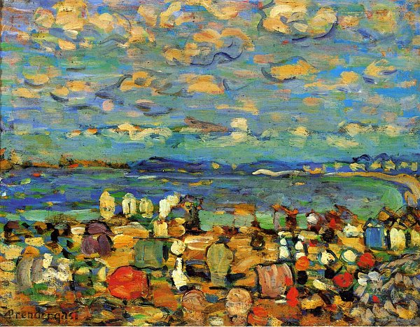 Maurice Prendergast crescent beach Wandbild