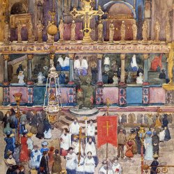 Maurice-Prendergast-easter-procession-st-mark-s