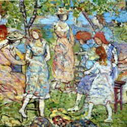 Maurice-Prendergast-girls-in-the-park