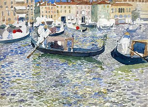 Maurice Prendergast grand canal venice Wandbild