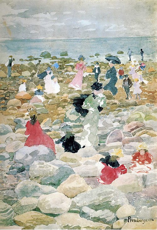 Maurice Prendergast low tide nantucket Wandbild