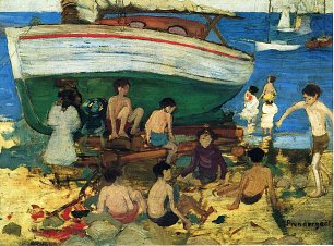 Maurice Prendergast low tide Wandbild