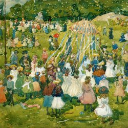 Maurice-Prendergast-may-day-central-park-1901