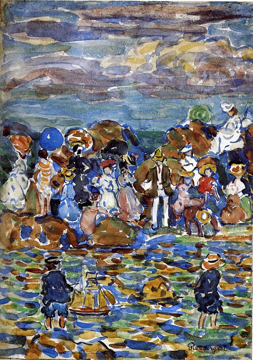 Maurice Prendergast st malo 1 Wandbild