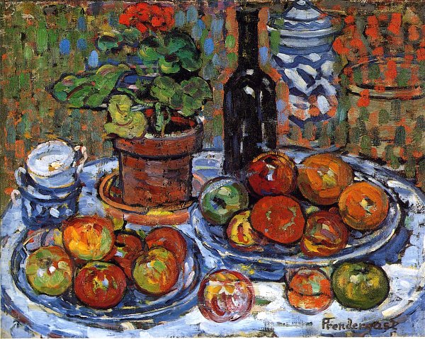 Maurice Prendergast still life Wandbild