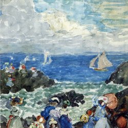 Maurice-Prendergast-surf-nantasket