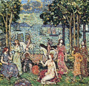 Maurice Prendergast the promenade Wandbild