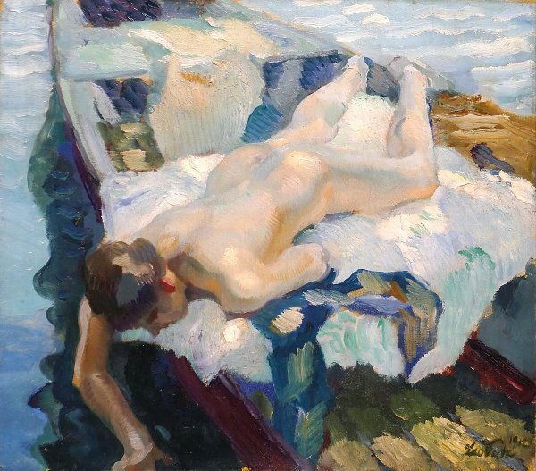 Leo Putz Catherine La Rose Wandbild