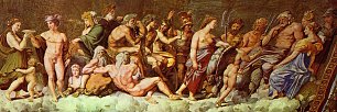Raffael Loggia di Psyche Wandbild