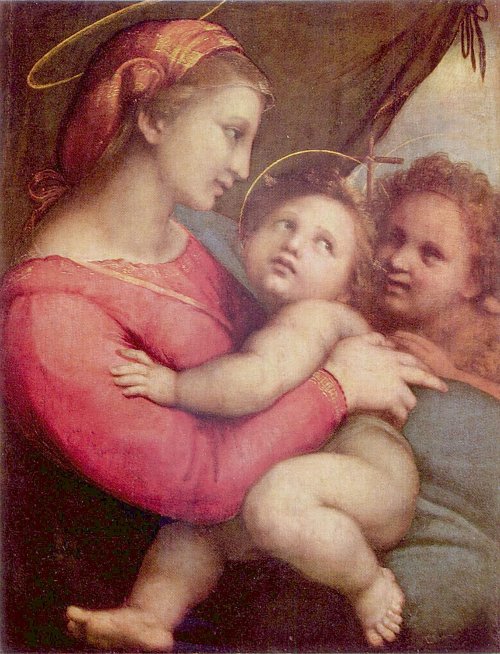 Raffael Madonna della Tenda Wandbild