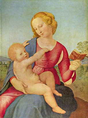 Raffael Madonna des Hauses Colonna Wandbild