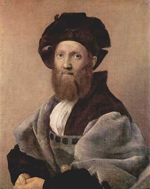 Raffael Portraet des Baldassare Castiglione Wandbild