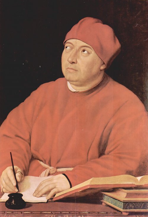 Raffael Portraet des Fedra Inghirami Wandbild
