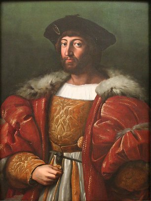 Raffael Portrait de Laurent II de Medicis Wandbild