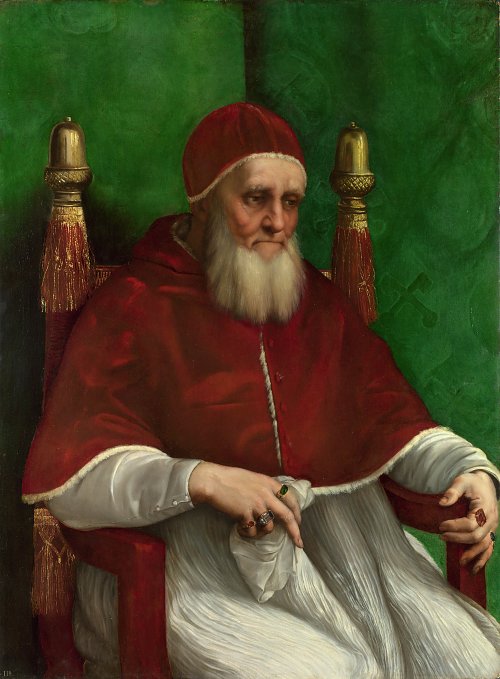 Raffael Portrait of Julius II Wandbild