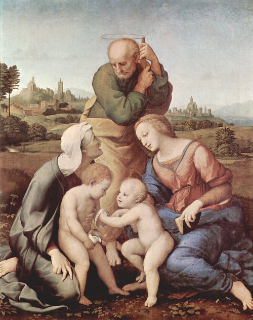 Raffael Sacra Familia Canigiani Wandbild