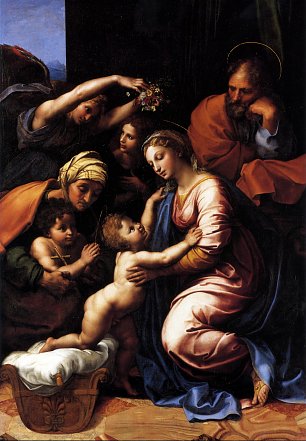 Raffael The Holy Family Wandbild