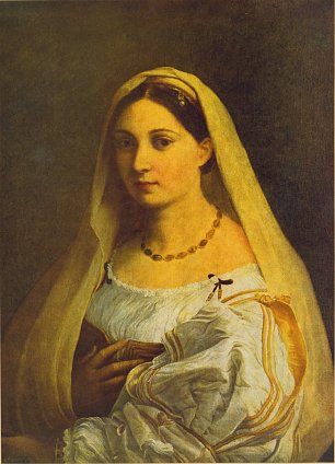 Raffael donna velata Wandbild