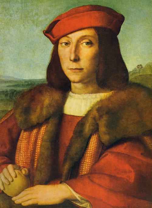 Raffael mann apfel Wandbild