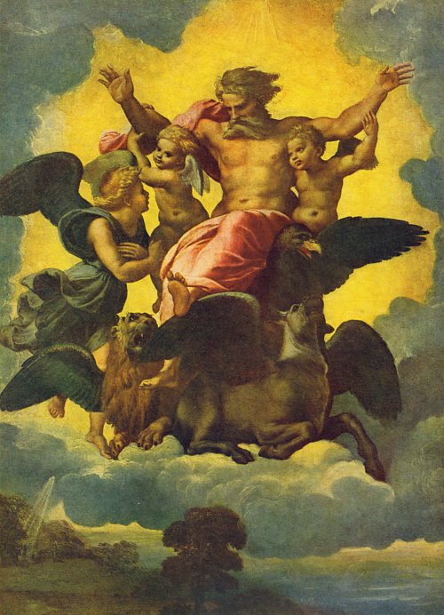 Raffael vision ezechiel Wandbild