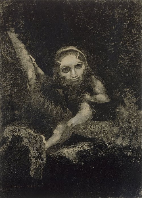 Odilon Redon Caliban Wandbild