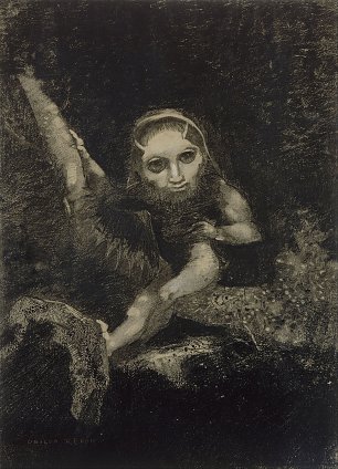 Odilon Redon Caliban Wandbild