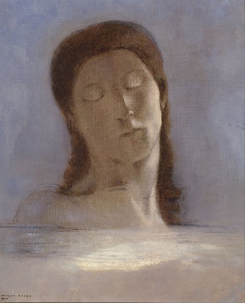 Odilon Redon Closed Eyes Wandbild