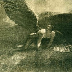Odilon-Redon-Fallen-angel
