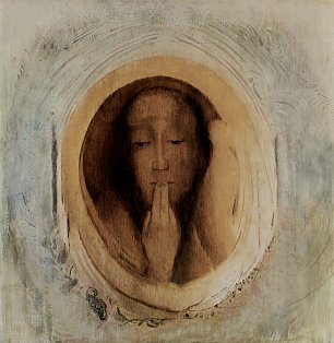 Odilon Redon Le Silence Wandbild