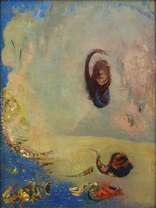 Odilon Redon Oannes Wandbild