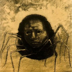 Odilon-Redon-The-crying-spider