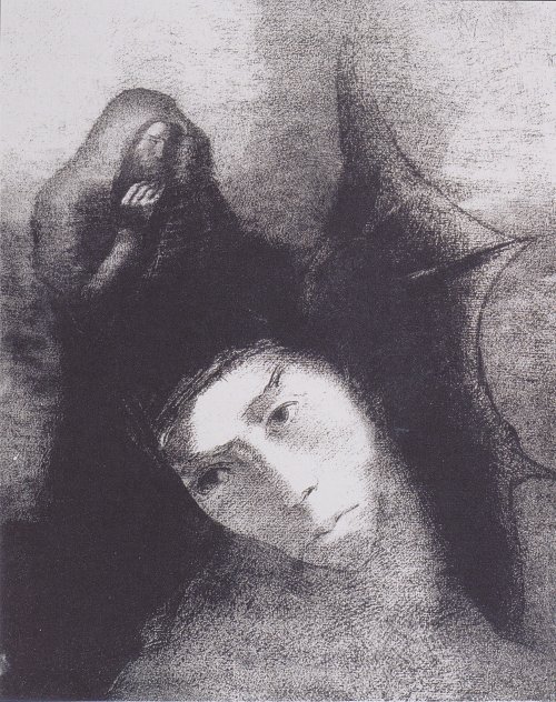 Odilon Redon Was ist der Sinn Wandbild