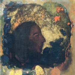 Odilon-Redon-black-profile-gauguin