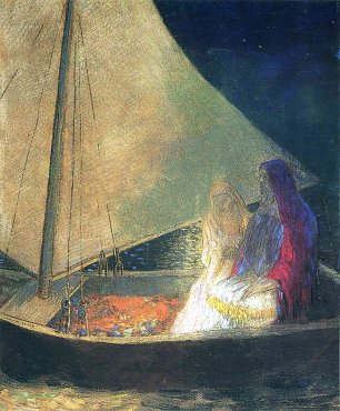 Odilon Redon boat with two figures 1902 Wandbild