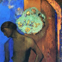 Odilon-Redon-saint-john-the-blue-tunic-1892