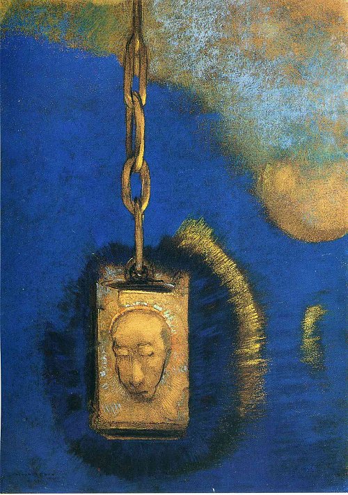 Odilon Redon the beacon 1883 Wandbild