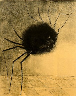 Odilon Redon the smiling spider Wandbild