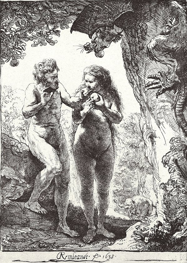 Rembrandt van Rijn Adam und Eva