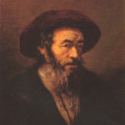 Rembrandt-van-Rijn-Alter-Mann-mit-Pelzkappe