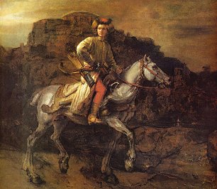 Rembrandt van Rijn Der polnische Reiter Wandbild