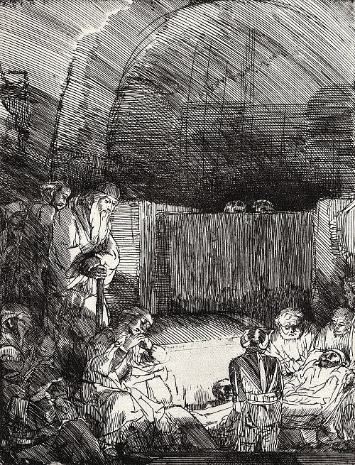 Rembrandt van Rijn Die Grablegung 1 Wandbild