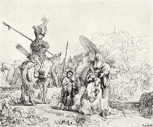 Rembrandt van Rijn Die Taufe des Kaemmerers Wandbild