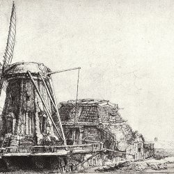 Rembrandt-van-Rijn-Die-Windmuehle