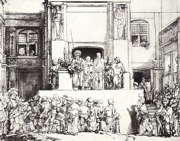 Rembrandt van Rijn Ecce homo 1 Wandbild