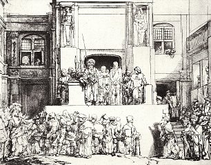 Rembrandt van Rijn Ecce homo 1 Wandbild