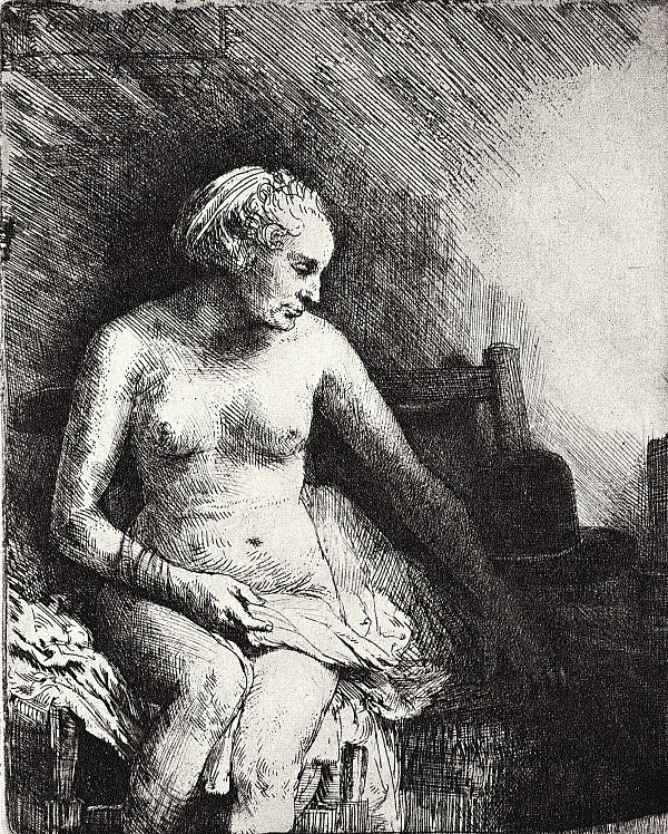 Rembrandt van Rijn Nackte Frau 2